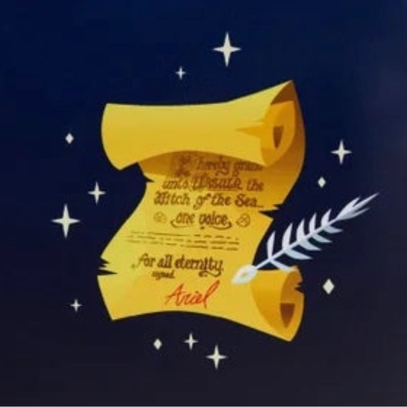 NWT - Loungefly Disney The Little Mermaid Ursula Lair Glow Mini Backpack - Picture 5 of 7